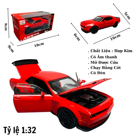 Mô Hình xe mustang đỏ 1:32 Hợp kim - Có tiếng - đèn pha sáng - Dài 15cm - rộng 7cm - cao 4cm - nặng ~ 500gram - FULL BOX : box màu SKU : oto259 - K63-T4-S1