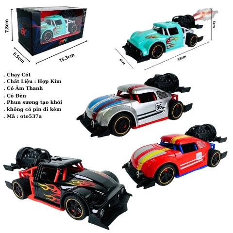 Mô Hình Xe phản lực nhiều màu . Hợp kim - bánh sau chạy cót - tạo khói - Dài 14cm - rộng 6cm - cao 5cm - nặng : 300gram - FULL BOX- oto-YM1046731 - ( VAT : 003-01-50 )