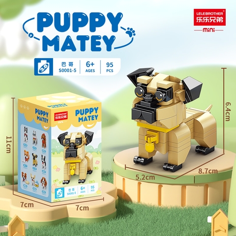 Combo 2 bộ đồ chơi lắp ghép các loại cún yêu 95pcs. SkU: LG-S0001-5 ( VAT 001-C2-11 ) K114-T1-S5