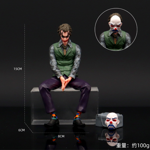 Mô hình DC COMICS Joker ngồi - Cao 15cm - nặng 300gram - DC COMICS - Bọc Túi - No Box - K61-T1-S8