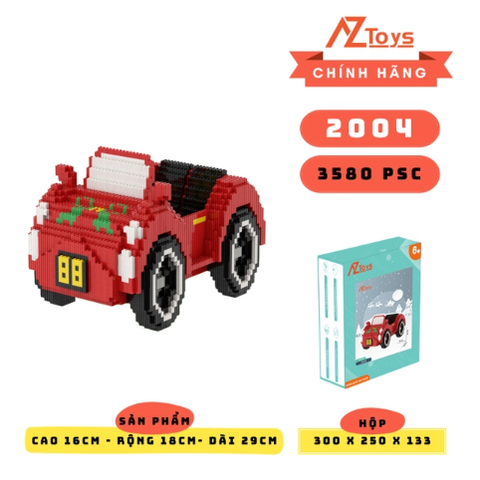 MÃ 2004 - Xe ô tô Cao 16cm - Sỉ Lẻ 115k - Sỉ Thùng 110k Thùng 16 con lego - Ship từ kho Hà Nội