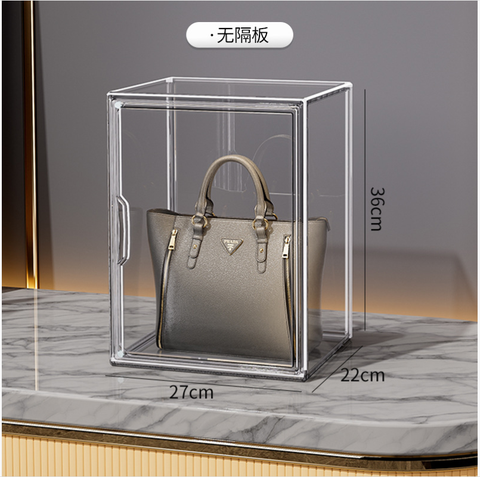 Hộp Meca Trưng Bày Mô Hình Túi Xách Giày – Cao 36cm Dài 27cm Rộng 22cm – Kệ Trưng Bày Trong Suốt Sang Trọng - VAT : MH004- K99-t2-s4