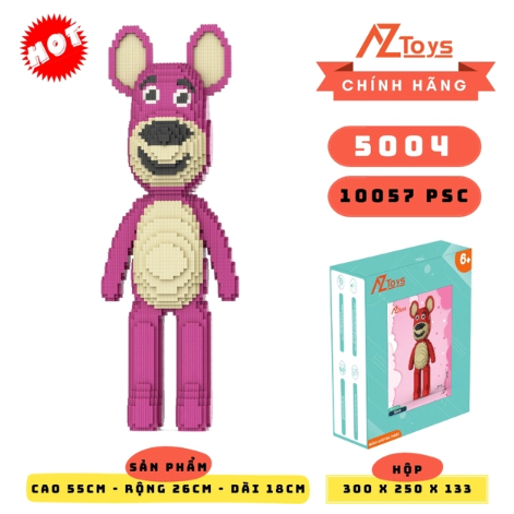 MÃ 5004 - Bearbrick Gấu Dâu 55cm- Sỉ Lẻ 143k - Sỉ Thùng 135k - Thùng 12con - Ship từ kho Hà Nội