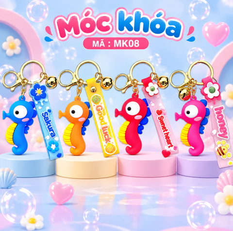 Móc khóa chú cá ngựa - SKU : mk08 - (VAT: MK001-5)
