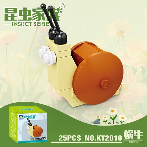 Đồ Chơi Lắp Ghép Côn Trùng - Ốc Sên - SKU : LG-05-03 - K58-T2-S4