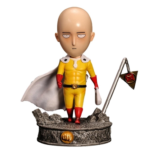 Mô Hình Đồ Chơi - 1 đấm Saitama - Cao 18cm - nặng 800Gram - OnePunchMan - Có Hộp Màu