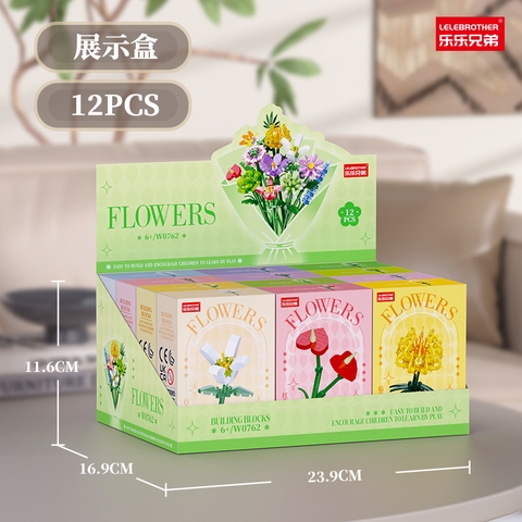 Combo 12 Mẫu Bộ Lắp Ghép Cành Hoa. SKU: LG-W0762 (VAT 001-C12-70) - K101-T1-S5-6-7