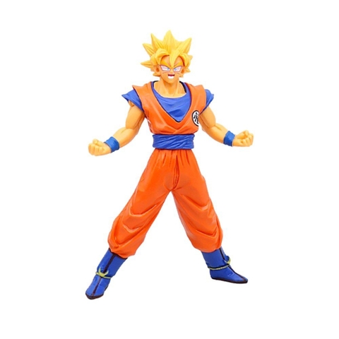 Mô hình DragonBall Songoku tóc vàng dang tay cao 17cm - Bản Bộ  - Dragon Ball - No Box