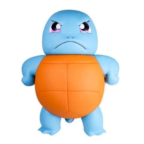 Hàng Loại 1 - Mô Hình đồ chơi -  Rùa nước Squirtle siêu to khổng lồ - cao 43cm rộng 16cm nặng 1.8kg - Pokemon - Bộ Pokemon - Có Vỏ Hộp màu