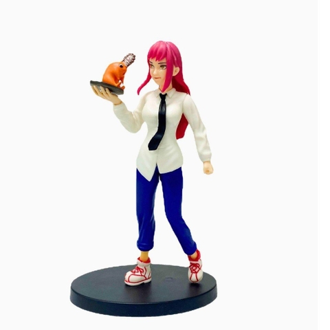 Mô Hình Chainsaw Man Makima dáng đứng siêu đẹp - cao 18cm nặng 300g - Figure Chainsaw Man - Có hộp màu - N1-K44-T2-S3