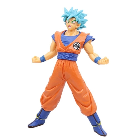 Sỉ Thùng - giá 24k / sản phẩm , Mã db59l - số lượng 30 - Mô hình DragonBall Songoku tóc xanh dang tay cao 17cm - Bản Bộ  - Dragon Ball - No Box