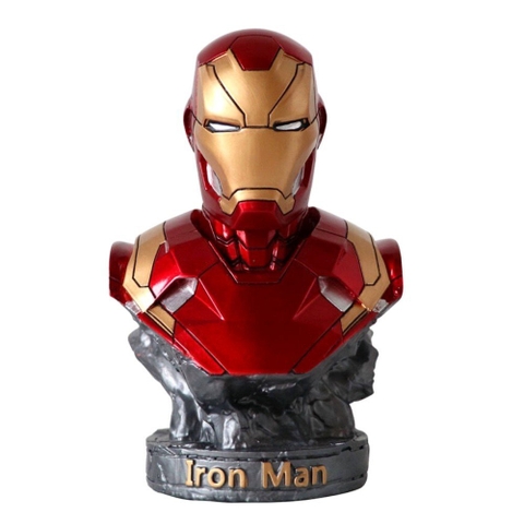Hàng Loại 1 - Mô Hình Avenger Tượng bán thân Ironman ( người sắt )  cao 30 cm rộng 20cm nặng 1.5 Kg - Figure Avenger - Hộp carton