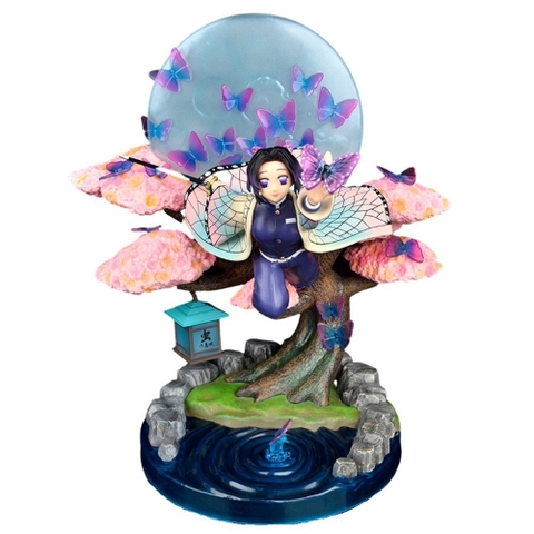 Hàng Cao Cấp - Mô Hình Kimetsu No Yaiba Shinobu bắt bướm siêu đẹp , có led cao 31cm rộng 23cm nặng 2000 gram - Figure Thanh gươm diệt quỷ - Có Vỏ Hộp màu