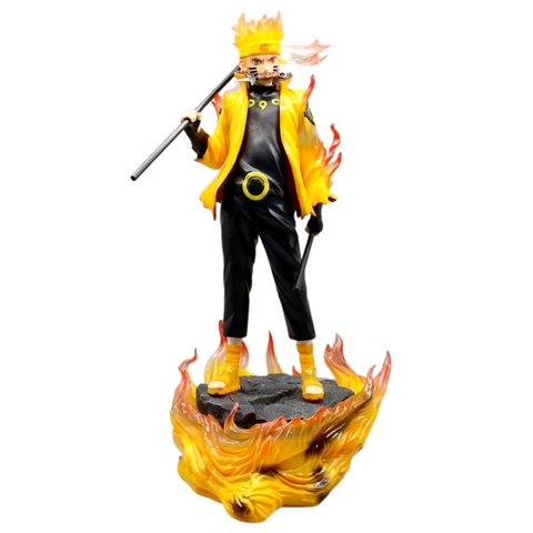 Mô hình Naruto Lục Đạo dáng đứng siêu ngầu có led ở base cao 40cm , nặng 1800g - Figure Naruto - Có Hộp Màu