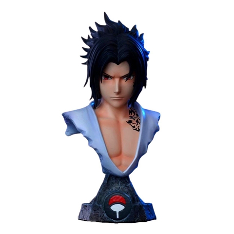 Mô hình Naruto Bán Thân Uchiha sasuke - Cao 15cm - nặng 200gram - Figure Naruto - Có Hộp Màu