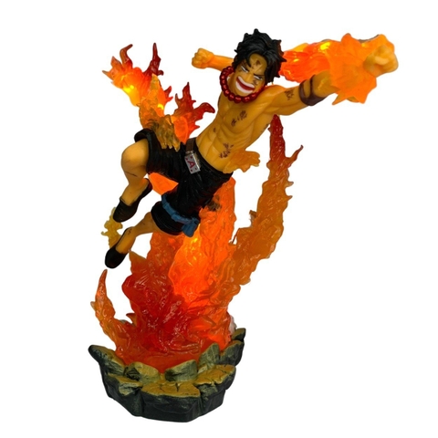 Mô hình OnePiece ACE bản siêu cấp fzero có led USB - One Piece - No Box - K12-T2-S5