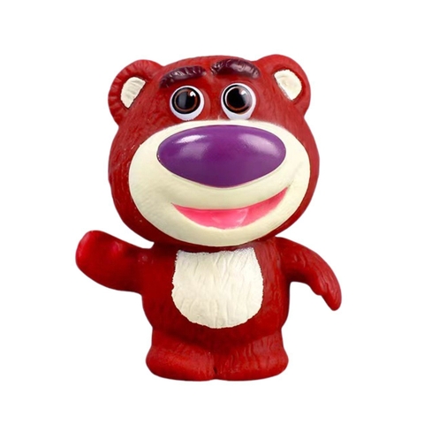 Mô Hình Toy Story Gấu Dâu Lotso dáng đứng siêu dễ thương Cao 9cm - nặng 100gram + NO BOX