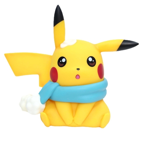 Hàng Loại 1 - Mô Hình đồ chơi -  Pikachu quấn khăn siêu cute  - cao 23cm nặng 450g - Pokemon - Bộ Pokemon - Có Vỏ Hộp màu