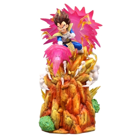 Mô hình DragonBall Vegeta bắn chưởng . Cao 27cm - rộng 14cm . nặng 750gram + FULL BOX + có LED - Dragon Ball - Có Hộp màu