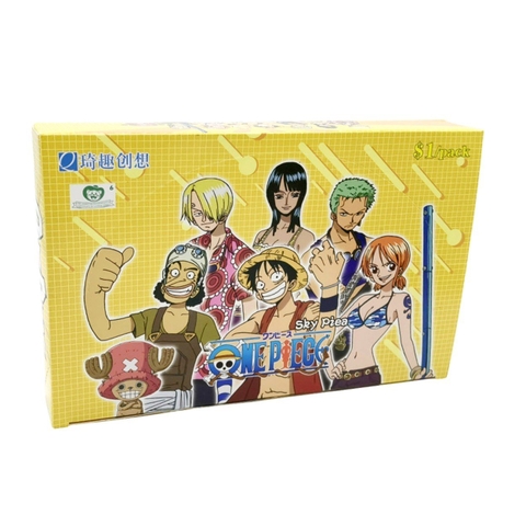 Pack thẻ one piece sky piea hộp vàng ( 36 pack 1 hộp ) . Dài 20cm - cao 13cm