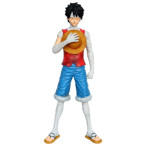 Mô Hình OnePiece Luffy băng bó - cao 27cm - nặng 340gram +  phụ kiện có đế kẹp chân - Figure OnePiece - No box - N3-K59-T1-S3