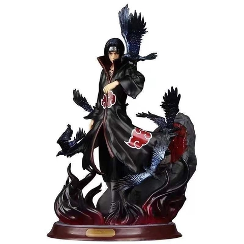 Mô hình Itachi Akatsuki đế Hắc Hỏa  - Cao 29cm - Naruto - Có Hộp Đẹp