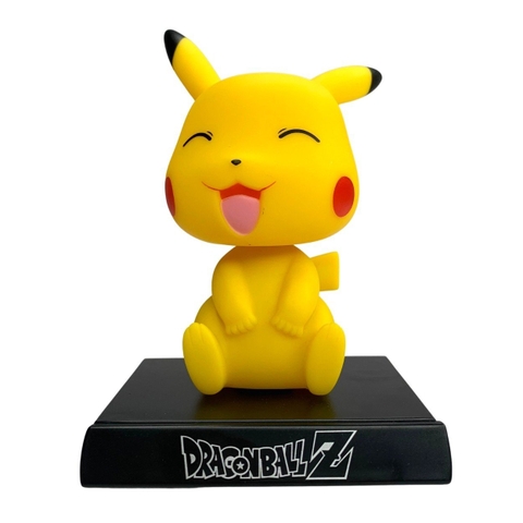 Mô Hình Pokemon Pikachu lắc đầu cười tít mắt - Cao 14cm - ngang 9cm - dọc 7cm - nặng 200gram + có Box - N3-K25-T2-S2