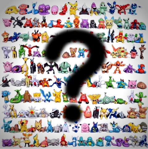 Mô Hình Pokemon Lẻ 1 mẫu ngẫu nhiên trong 144 mẫu Pokemon nhỏ / lớn - 1 túi to , gồm 6 túi , mỗi túi 24 loại - Cao 3-5cm - nặng 250gram + Bọc túi Nilon
