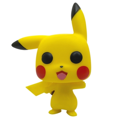 Mô Hình Pokemon Pikachu 1 tai cụp  1 tai vểnh mã 553 - Cao 12cm - nặng 150gram - Bộ Pokemon - Có Vỏ Hộp màu