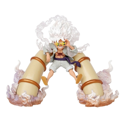 Mô Hình OnePieceLuffy gear 5 đu dây đeo kính ngôi sao - Cao 12cm - nặng 260gram , Figure OnePiece - có vỏ hộp màu - N1-K32-T4-S3