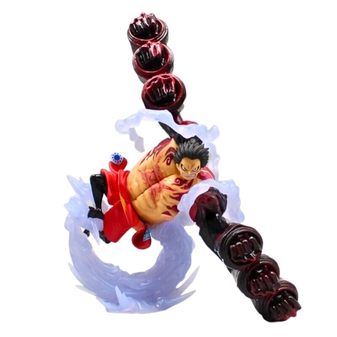 Mô Hình OnePiece Luffy gear 4 6 đấm - Cao 20cm - nặng 500gram - Figure OnePiece - Có Hộp