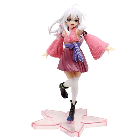 Mô Hình Elaina Kimono Hồng - Cao 20cm - nặng 140Gram - Figure Elaina Kimono - Có Hộp màu