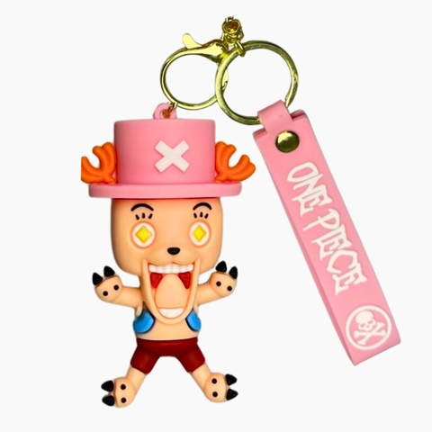 Móc Khóa Tony Chopper - Dây móc dài : 11cm - Mô Hình Cao : 6.8cm - Nặng : 50gram - No Box - SKU: moc35 - (Vat: 88223-7) - K79-T2-S2
