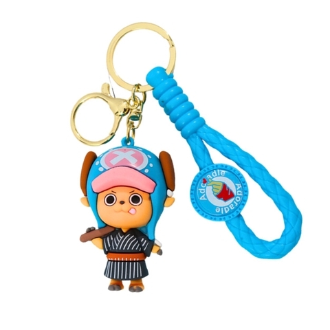 Móc Khóa Chopper wano - Dây móc dài : 9.5cm - Mô Hình Cao : 5.7cm - Nặng : 50cm - No Box : bọc túi OPP