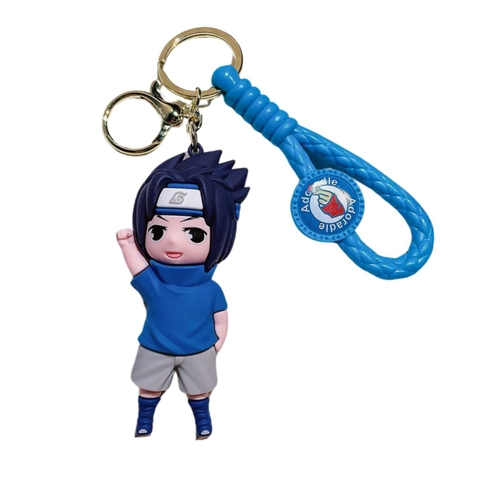 Móc Khóa Sasuke dơ tay - Dây móc dài : 9.5cm - Mô Hình Cao : 7cm - Nặng : 50gram - No Box : bọc túi OPP