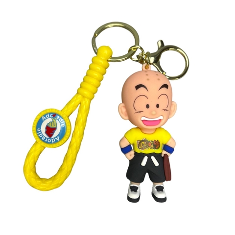 Móc Khóa Krillin - Dây móc dài : 9.5cm - Mô Hình Cao : 7.6cm - Nặng : 50gram - No Box : bọc túi OPP