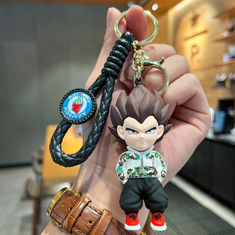 Móc Khóa Vegeta - Dây móc dài : 9.5cm - Mô Hình Cao : 7.6cm - Nặng : 50gram - No Box : bọc túi OPP n3-k61-t6-s4