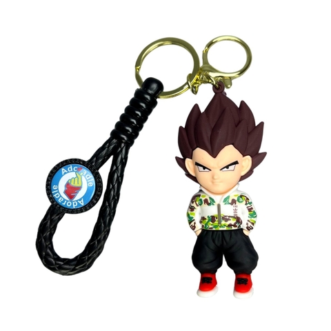 Móc Khóa Vegeta - Dây móc dài : 9.5cm - Mô Hình Cao : 7.6cm - Nặng : 50gram - No Box : bọc túi OPP