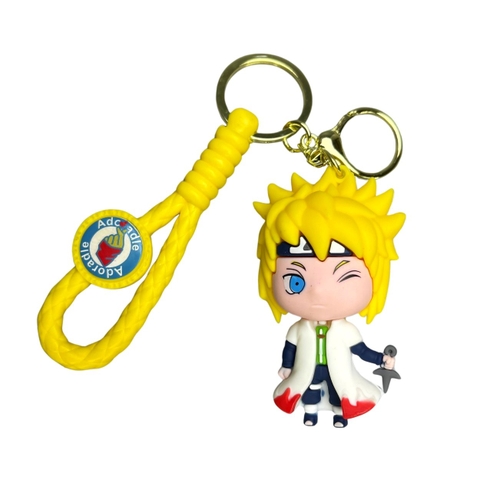 Móc Khóa Minato cầm vũ khí  - Dây móc dài : 9.5cm - Mô Hình Cao : 7cm - Nặng : 50gram - No Box - SKU: moc43 - (Vat: 88223-7) -  K78-T6-S5