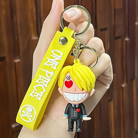Móc Khóa Sanji - Dây móc dài : 11cm - Mô Hình Cao : 7.5cm - Nặng : 50gram - No Box : bọc túi OPP - N3-K16-T3-S3