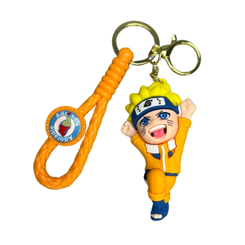 Móc Khóa Naruto dơ tay - Dây móc dài : 9.5cm - Mô Hình Cao : 7cm- Nặng : 50gram - No Box : bọc túi OPP