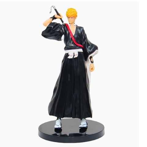 Mô Hình Anime Bleach Ichigo Kurosaki cao Cao 18cm - ngang 10cm - nặng 150gram - Figure   Anime Bleach - có hộp màu - N1-K38-T2-S5