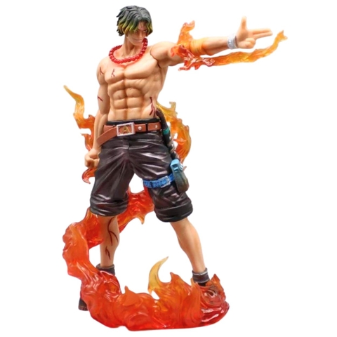 Mô Hình OnePiece ACE hỏa quyền đứng giơ ta - Cao 25cm - nặng 735gram , Figure OnePiece - có hộp màu - N1-K47-T4-S1