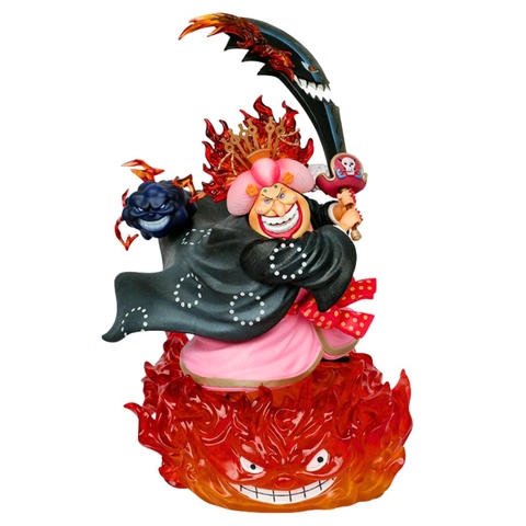 Mô Hình OnePiece Tứ Hoàng Big Mom chiến đấu - Cao 28cm - ngang 18cm - nặng 1kg3 - full box - có hộp màu