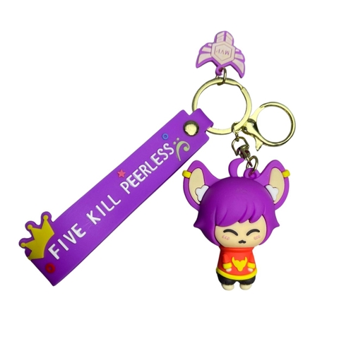 Móc Khóa Búp Bê Angela cô nàng chuột tím - Dây móc dài : 10cm - Mô Hình Cao : 6cm - Nặng : 50gram - No Box - SKU: moc86 - (Vat: 88223-7) -K77-T7-S4