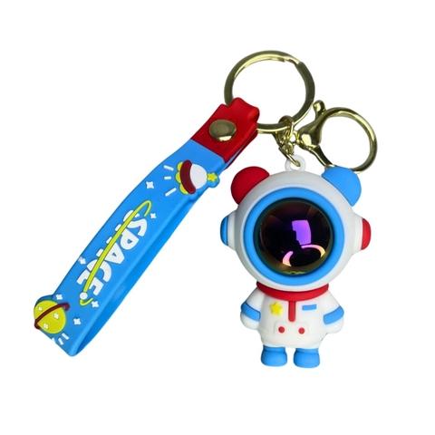 Móc Khóa Phi hành gia màu xanh dương - Dây móc dài : 10cm - Mô Hình Cao : 6cm - Nặng : 50gram - No Box : bọc túi OPP -K77-T6-S7