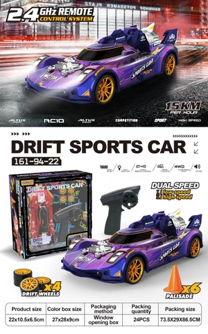 Đồ Chơi Xe Oto Điều Khiển Từ Xa Drift Car 2.4G Tỷ Lệ 1:18. SKU: DK-ZG-F1811 (VAT 009-02-150) - K157-T3-S4-5