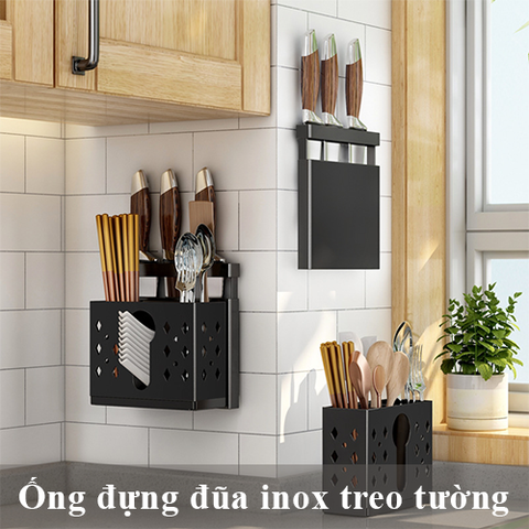 Ống đựng đũa Inox không gỉ đa năng cao cấp