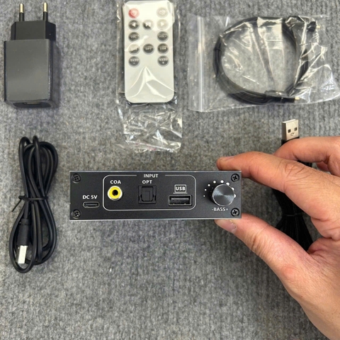 DAC JNET DA500 – Giải mã 24 bit/192 kHz, Optical, Coaxial, USB