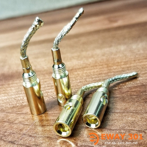 Cặp Giắc Loa Mỏ Chim Mềm Đồng Xịn
